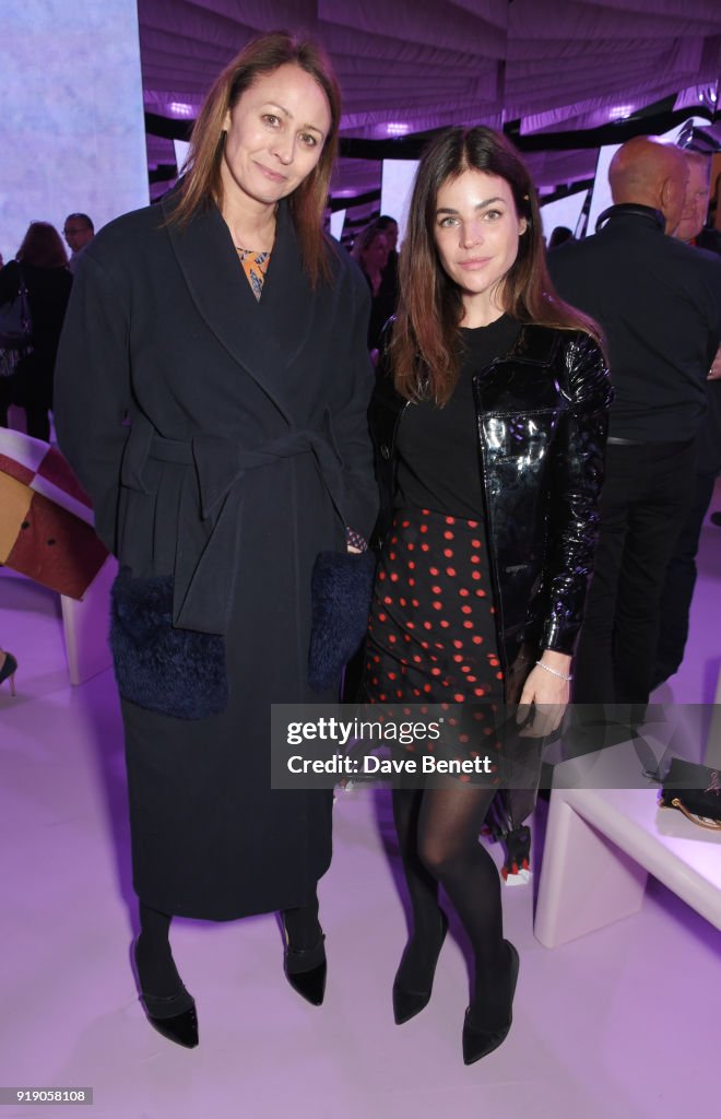 Caroline Rush and Julia Restoin Roitfeld attend the Mulberry 'Beyond