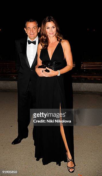 Cindy Crawford arrivals at the after party for Fantastic Mr Fox on October 14, 2009 in London, England.