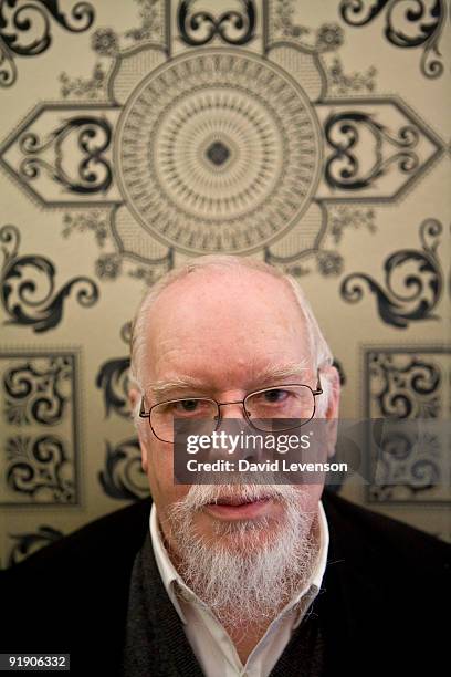 Artist Peter Blake poses for a portrait during the Cheltenham Literature Festival on October 15, 2009 in Cheltenham, England.