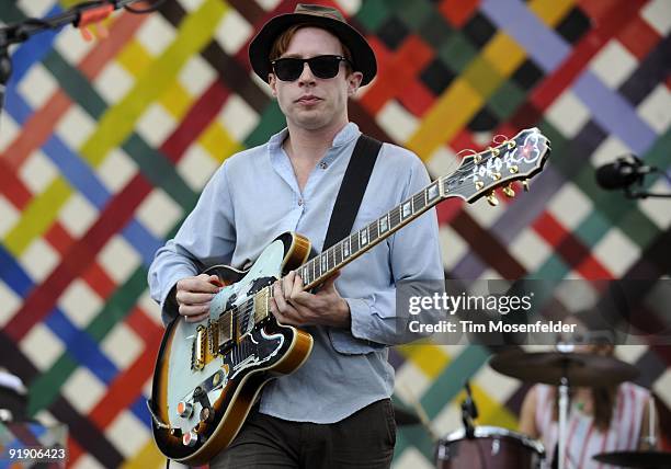 Scott McMicken of Dr. Dog performs as part of the Austin City Limits Music Festival at Zilker Park on October 2, 2009 in Austin Texas.