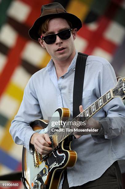 Scott McMicken of Dr. Dog performs as part of the Austin City Limits Music Festival at Zilker Park on October 2, 2009 in Austin Texas.