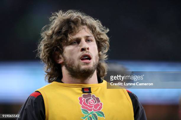 Alec Hepburn of England during the NatWest Six Nations match between England and Wales at Twickenham Stadium on February 10, 2018 in London, England.