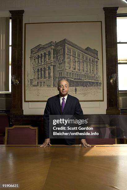 New York City Comptroller William C. Thompson, jr. Poses at a portrait session in New York City for ontheinside.info in 2008.