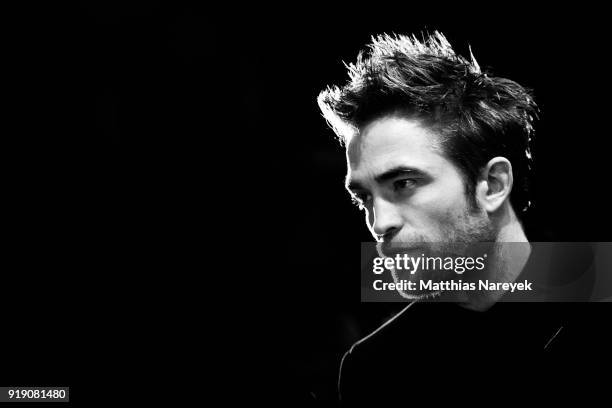Robert Pattinson is seen during the 68th Berlinale International Film Festival Berlin at on February 16, 2018 in Berlin, Germany.