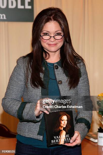 Actress/author Valerie Bertinelli promotes "Finding It" at Barnes & Noble 5th Avenue on October 15, 2009 in New York City.