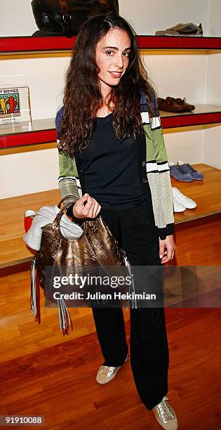 Clotilde d'Urso de Kersauson attends Hogan Charity Cocktail for Benefit Association Best Buddies on April 23, 2009 in Paris, France.