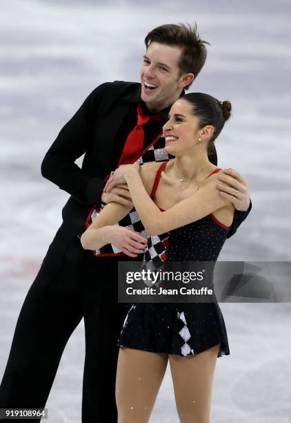 Valentina Marchei and Ondrej Hotarek of Italy compete during the Figure Skating Team Event - Pair Free Skating on day two of the PyeongChang 2018...