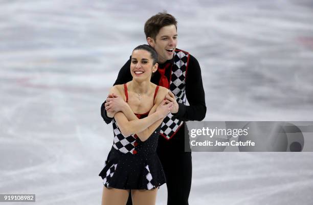 Valentina Marchei and Ondrej Hotarek of Italy compete during the Figure Skating Team Event - Pair Free Skating on day two of the PyeongChang 2018...