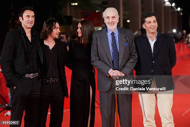 Actors Branko Djuric, Reece Ritchie, Paz Vega, Sir Christopher Lee and director Danis Tanovic attend the "Triage" Premiere during Day 1 of the 4th...