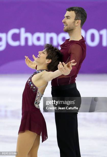 Meagan Duhamel and Eric Radford of Canada compete during the Figure Skating Team Event - Pair Free Skating on day two of the PyeongChang 2018 Winter...