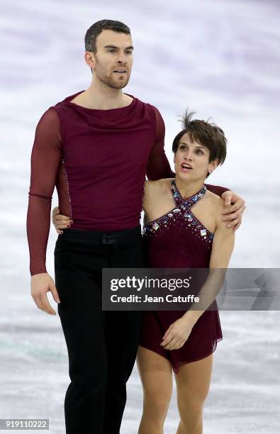 Meagan Duhamel and Eric Radford of Canada compete during the Figure Skating Team Event - Pair Free Skating on day two of the PyeongChang 2018 Winter...