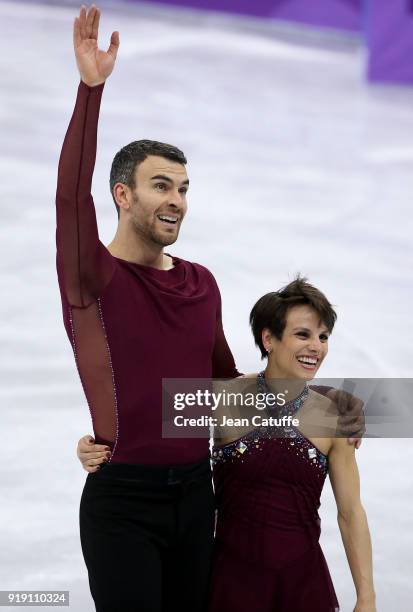 Meagan Duhamel and Eric Radford of Canada compete during the Figure Skating Team Event - Pair Free Skating on day two of the PyeongChang 2018 Winter...