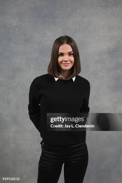 Actress Maia Mitchell, from the film 'Never Goin' Back', is photographed for Los Angeles Times on January 22, 2018 in the L.A. Times Studio at Chase...