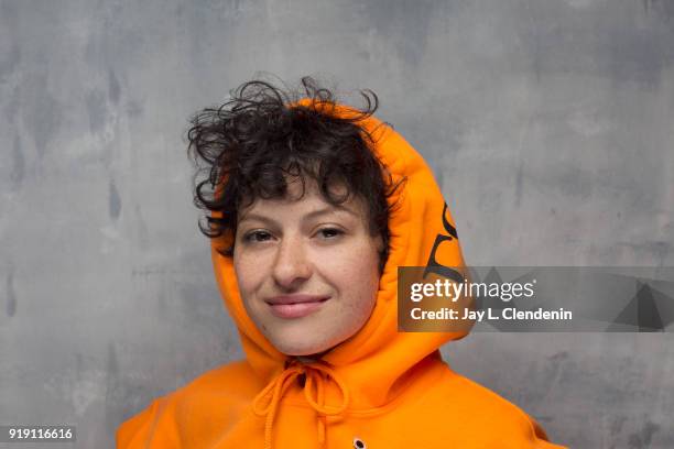 Actress Alia Shawkat, from the film 'Blaze', is photographed for Los Angeles Times on January 22, 2018 in the L.A. Times Studio at Chase Sapphire on...