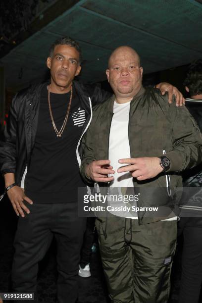 Chris Ivery and Shawn Pecas Attend A Night with KITH featuring Metro Boomin' Presented by Remy Martin at Avenue on February 15, 2018 in Los Angeles,...