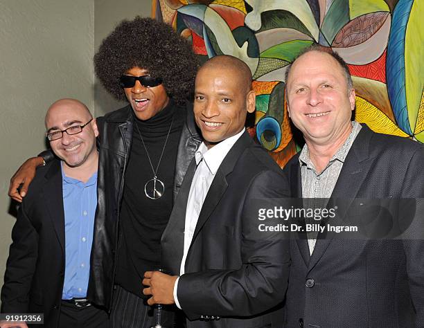 Producer Jon Steingart , actor Tommy Davidson, director Scott Sanders, actor Michael Jai White and head of Apparition, Bob Berney attend the after...