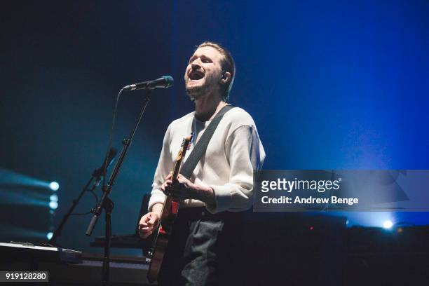 Hayden Thorpe of Wild Beasts performs at O2 Apollo Manchester on February 16, 2018 in Manchester, England.