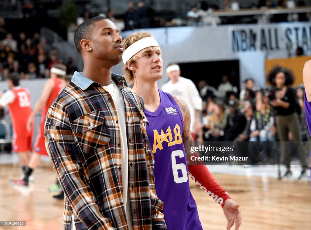 Michael Ruffles Actor Michael B. Jordan and actor/recording artist Justin Bieber ...