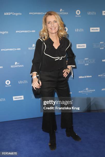 Maria Furtwaengler attends the Porsche at Blue Hour Party hosted by ARD during the 68th Berlinale International Film Festival Berlin at Museum fuer...