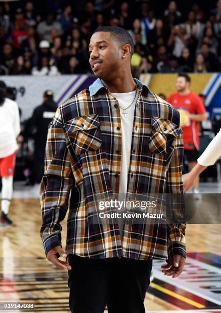 Michael Ruffles 312 Michael B Jordan Nba All Star Stock Photos, High-Res Pictures, and ...