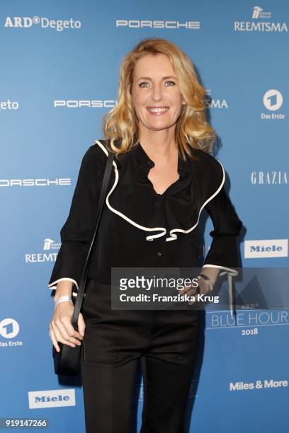 Maria Furtwaengler attends the Porsche at Blue Hour Party hosted by ARD during the 68th Berlinale International Film Festival Berlin at Museum fuer...