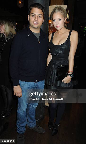 Jamie Reuben and Marissa Montgomery attend the OMEGA constellation 2009 launch party, at Almada on October 15, 2009 in London, England.