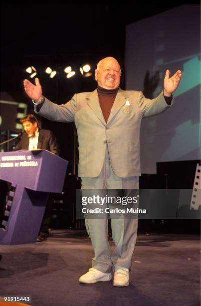 Mickey Rooney in the Festival of cinema of Peníscola the actor Mickey Rooney recibio the Calabuch Prize of honor to an international artist. Festival...