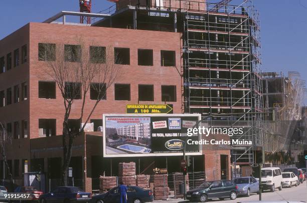 Construction of houses.