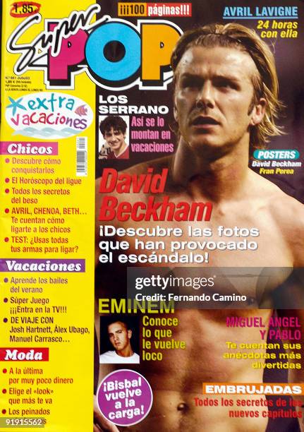 Madrid. Covers Press. Cover of the Pop Super magazine.