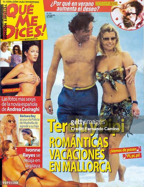 Madrid. Covers Press. Cover of the magazine That You say to me.