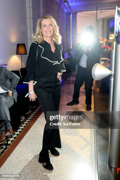 German actress Maria Furtwaengler attends the Blue Hour Reception hosted by ARD during the 68th Berlinale International Film Festival Berlin on...