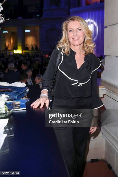 German actress Maria Furtwaengler attends the Blue Hour Reception hosted by ARD during the 68th Berlinale International Film Festival Berlin on...