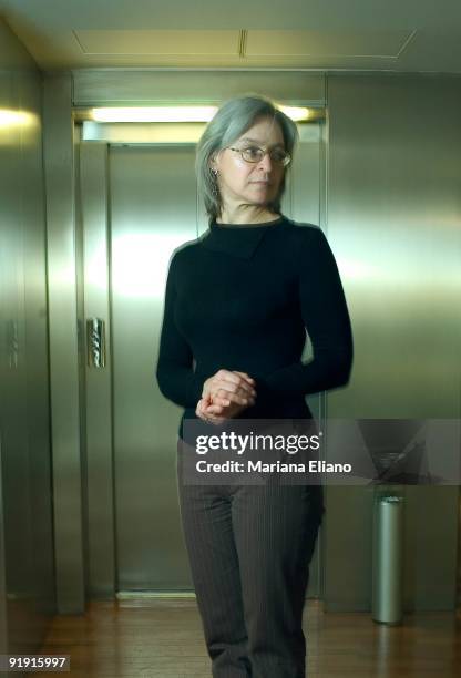 Ana Politkovskaya, Russian journalist. Put picture.