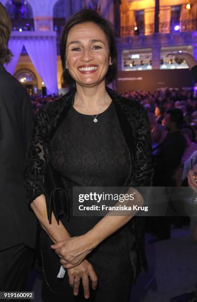 Sandra Maischberger during the Porsche at Blue Hour Party hosted by ARD during the 68th Berlinale International Film Festival Berlin at Museum fuer...