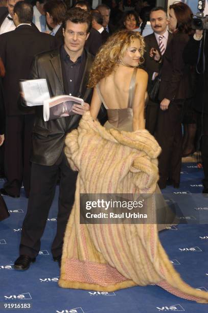 Madrid. Palace of Exhibitions and Congresses of the City council of Madrid. IFEMA. XVII Edition of the Goya Prizes of the Cinema. Paulina Rubio and...