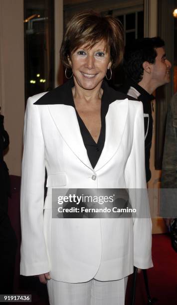 Madrid. Calderón theater. Preestreno in the Calderón Theater of Madrid of the new Flamenco spectacle of of the dancer Sara Twigs. Shell attends the...