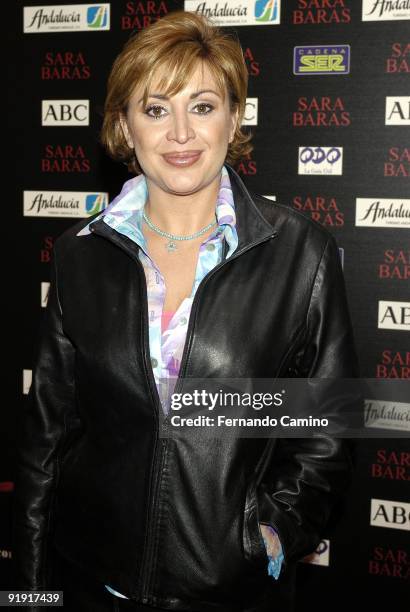 Madrid. Calderón theater. Preestreno in the Calderón Theater of Madrid of the new Flamenco spectacle of of the dancer Sara Twigs. Raquel Mosquera,...