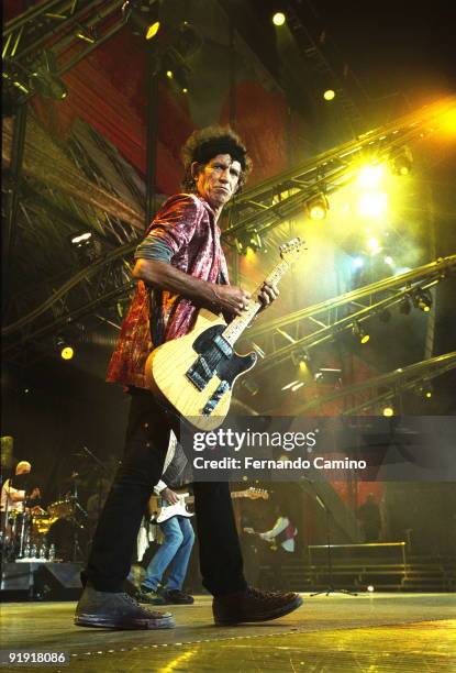 Madrid. Stage Vicente Calderon. Performance in direct of The Rolling Stones. A multitude of 55,000 people people vibrated in the Madrilenian stage...