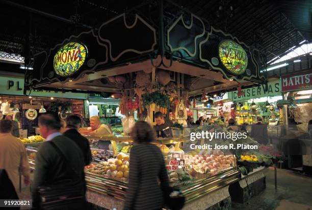 Boqueria Market, Barcelona Shops and ambient in the Boqueria market.