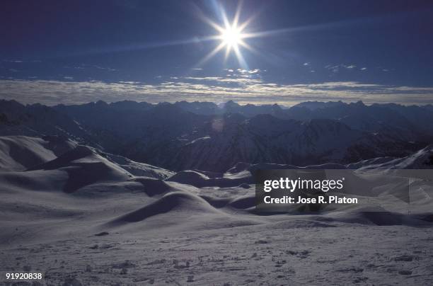 Baqueira Beret ski resort Panoramic view of the Baqueira Beret ski resort