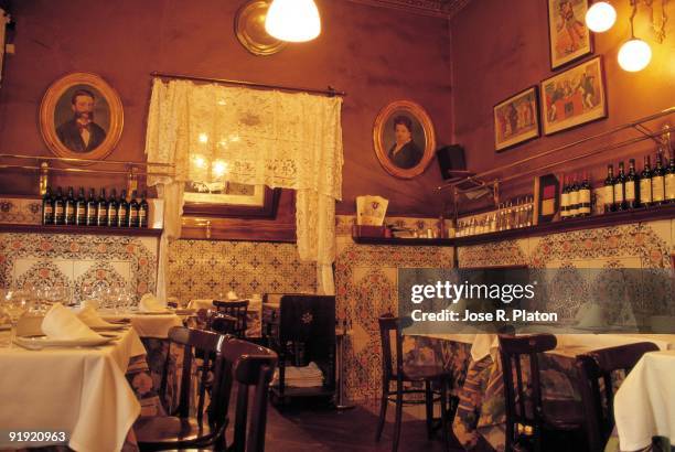 Carmencita restaurant. Madrid View of the lounge of Carmencita restaurant. Madrid