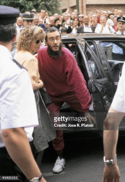 Arrival of José Ortega Lara to his home in Burgos after his release José Ortega Lara, worker of prisons that remained kidnapped during 532 days by...