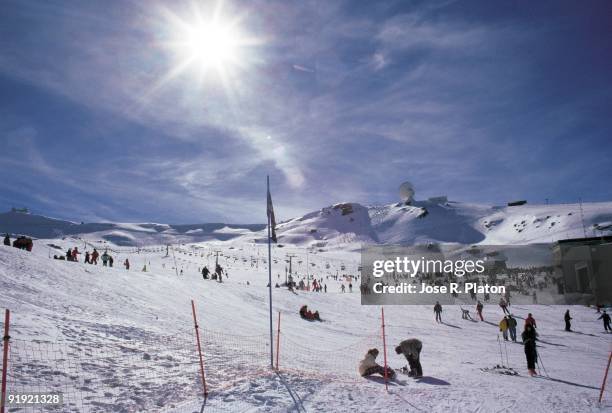 Sierra Nevada ski runs