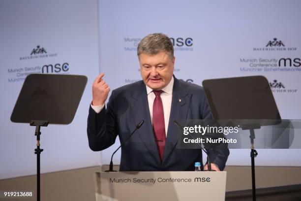 Ukrainian President Petro Poroshenko held a speech at the Munich Security Conference. In his speech he called to help Ukraine against Russia. The...