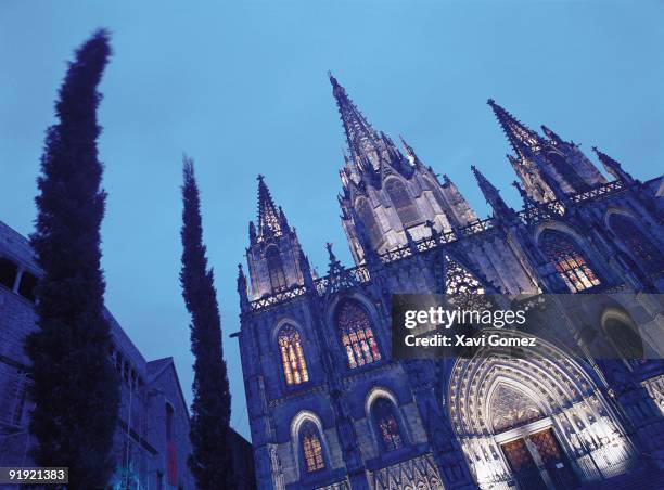 Gothic Cathedral of Barcelona was begun to construct in 1298. The works of the present facade of the Cathedral were inacabadas until end of the last...