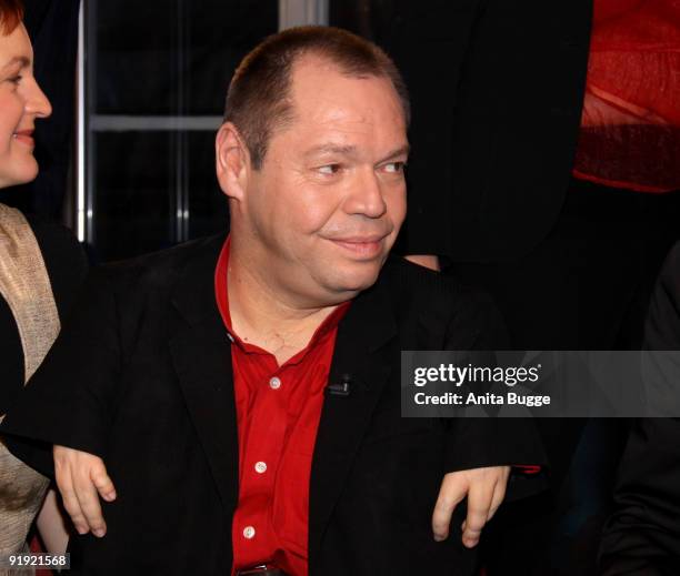 Singer Thomas Quasthoff attends the taping of the birthday show for Bassbaritone singer Thomas Quasthoff on October 15, 2009 in Berlin, Germany.