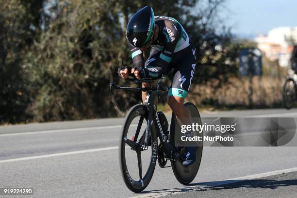 Matteo Pelucchi of Bora-Hansgrohe during the 3rd stage of the cycling Tour of Algarve between Lagoa and Lagoa, on February 16, 2018.