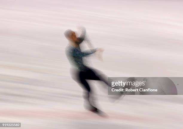 Adam Rippon of the United States competes during the Men's Single Free Program on day eight of the PyeongChang 2018 Winter Olympic Games at Gangneung...