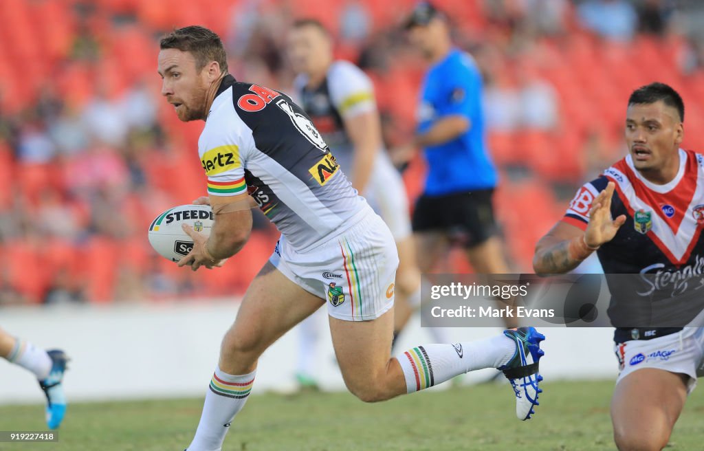 Panthers v Roosters - NRL Trial Match