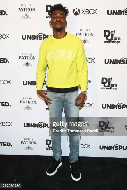 Rapper Desiigner attends the Def Jam Celebrates NBA All Star Weekend at Milk Studios in Hollywood With Performances by 2 Chainz, Fabolous & Jadakiss,...